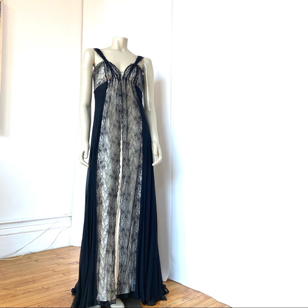 DONNA RICCO Collection Lace and Silk Satin Gown - Picture 7 of 16